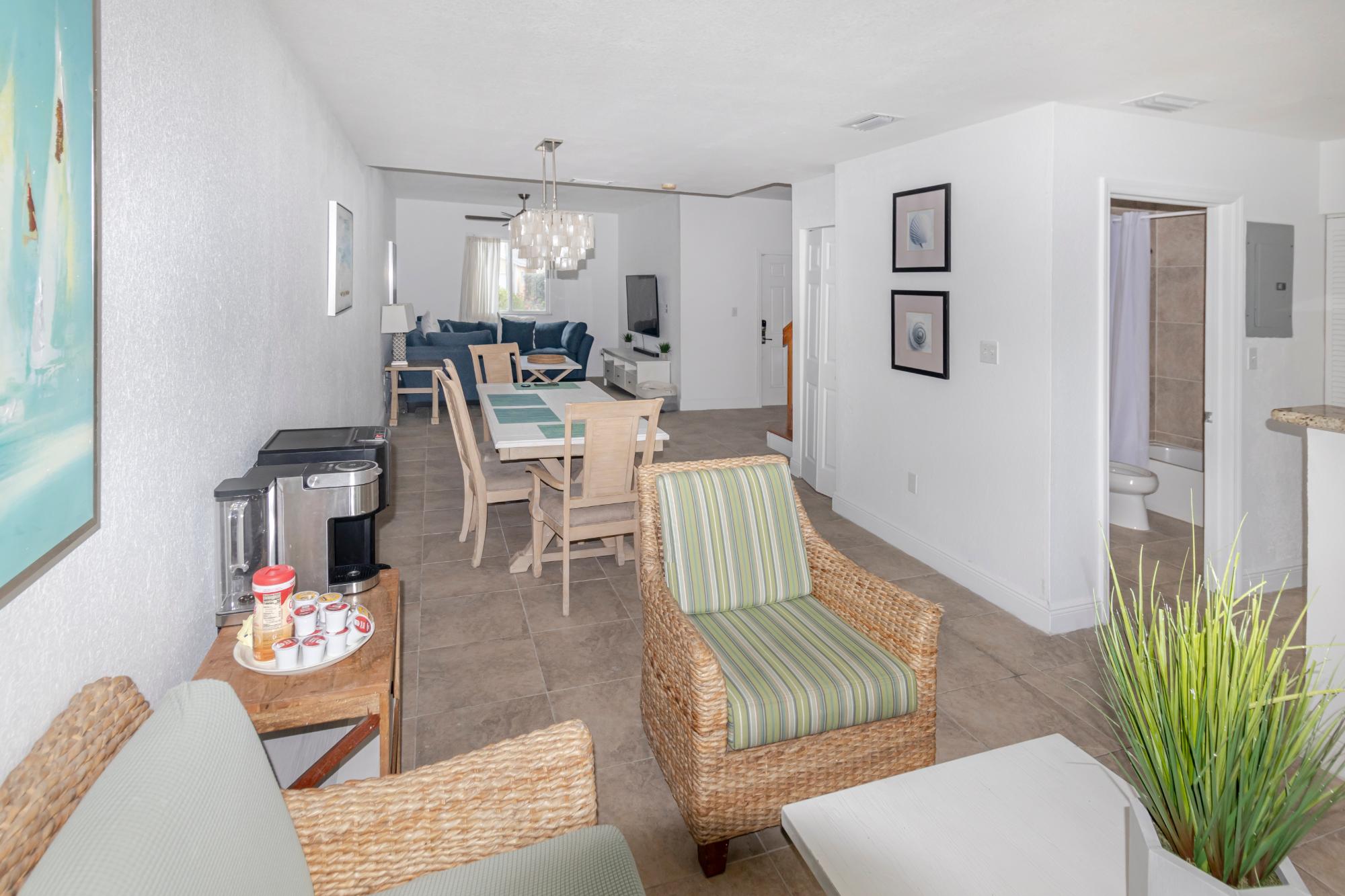 Lower level living space
